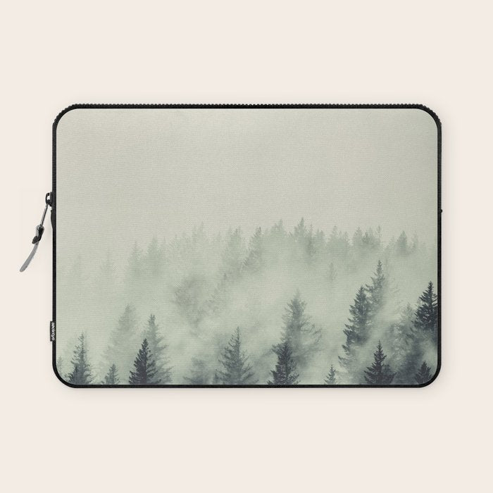 Forest Green - Pacific Northwest Forest Laptop Sleeve Gallery Image 1