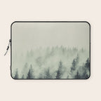 Forest Green - Pacific Northwest Forest Laptop Sleeve Gallery Image 1