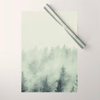 Forest Green - Pacific Northwest Forest Wrapping Paper Gallery Image 1