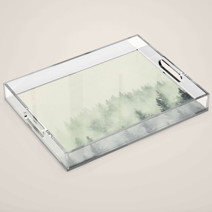 Forest Green - Pacific Northwest Forest Acrylic Tray Gallery Image 1