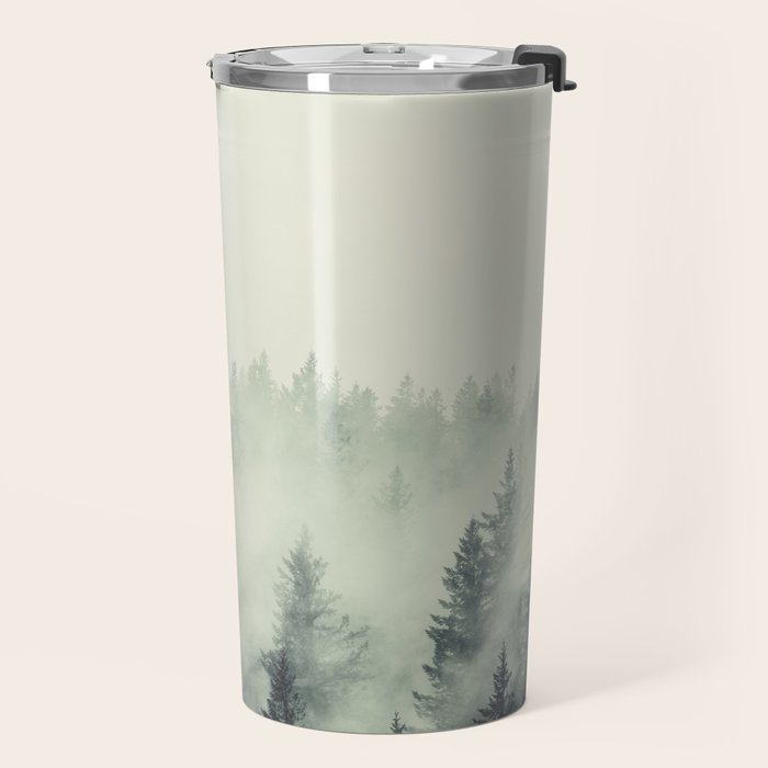 Forest Green - Pacific Northwest Forest Travel Mug Gallery Image 2