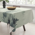 Forest Green - Pacific Northwest Forest Tablecloth Gallery Image 3