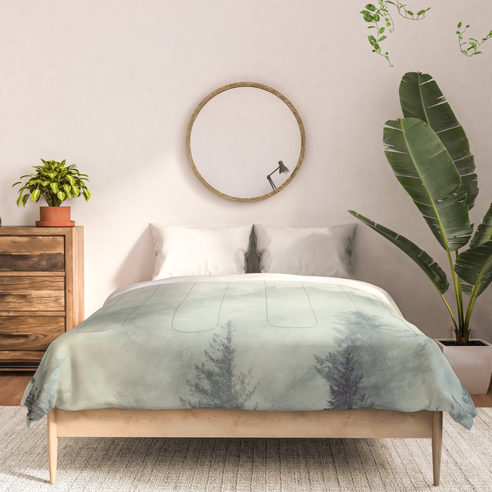 Forest Green - Pacific Northwest Forest Comforter Gallery Image 3