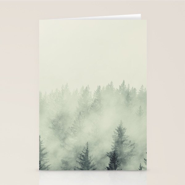 Forest Green - Pacific Northwest Forest Stationery Card Gallery Image 1