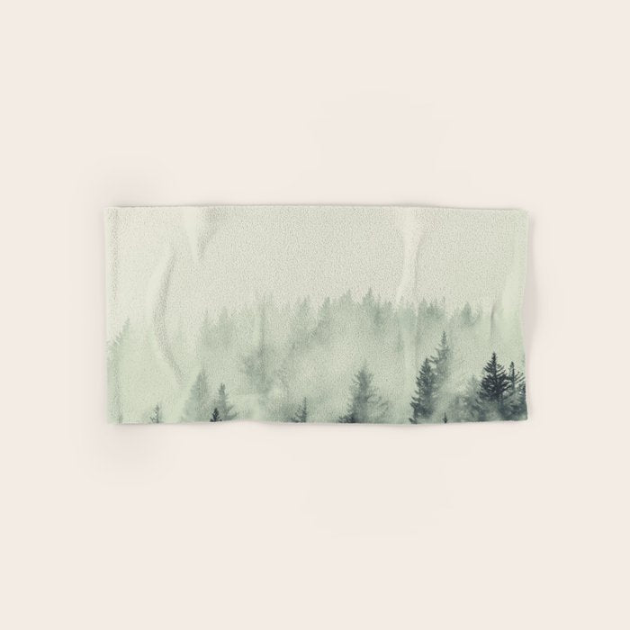 Forest Green - Pacific Northwest Forest Bath Towel Gallery Image 1
