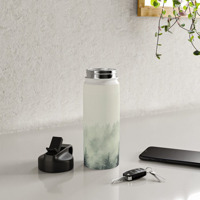 Forest Green - Pacific Northwest Forest Water Bottle Gallery Image 4