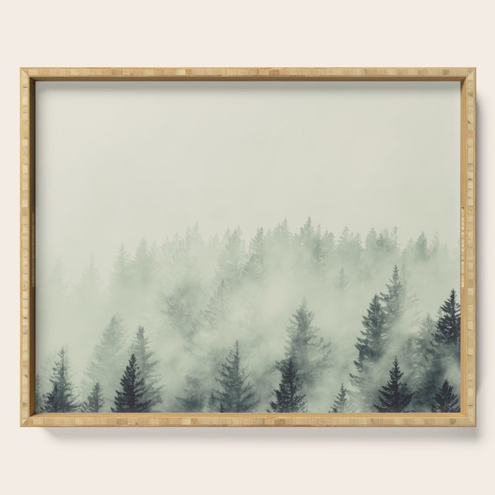 Forest Green - Pacific Northwest Forest Serving Tray Gallery Image 1
