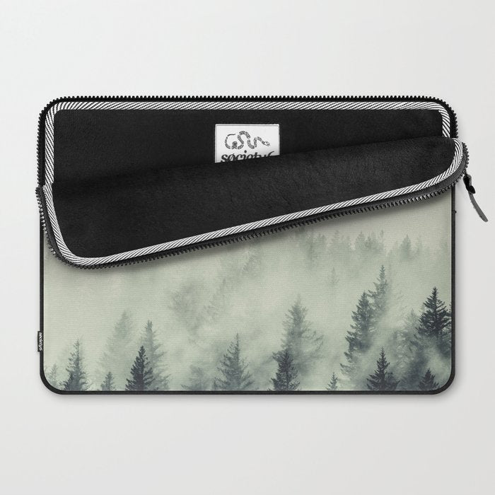 Forest Green - Pacific Northwest Forest Laptop Sleeve Gallery Image 2