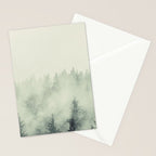 Forest Green - Pacific Northwest Forest Stationery Card Gallery Image 2