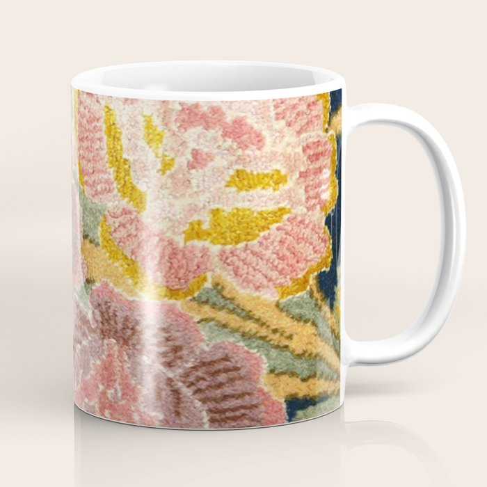 Tabriz Vintage Persian Floral Print Coffee Mug Gallery Image 1