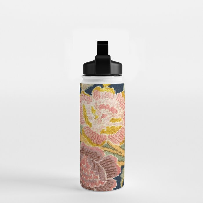 Tabriz Vintage Persian Floral Print Water Bottle Gallery Image 2