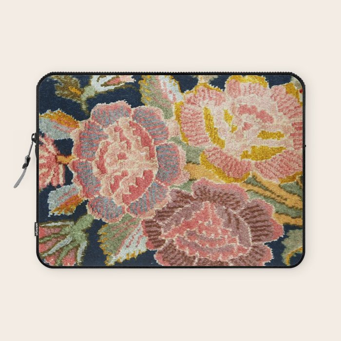 Tabriz Vintage Persian Floral Print Laptop Sleeve Gallery Image 1