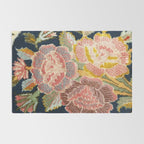 Tabriz Vintage Persian Floral Print Rug Gallery Image 2