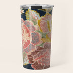 Tabriz Vintage Persian Floral Print Travel Mug Gallery Image 1