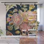 Tabriz Vintage Persian Floral Print Wall Mural Gallery Image 1