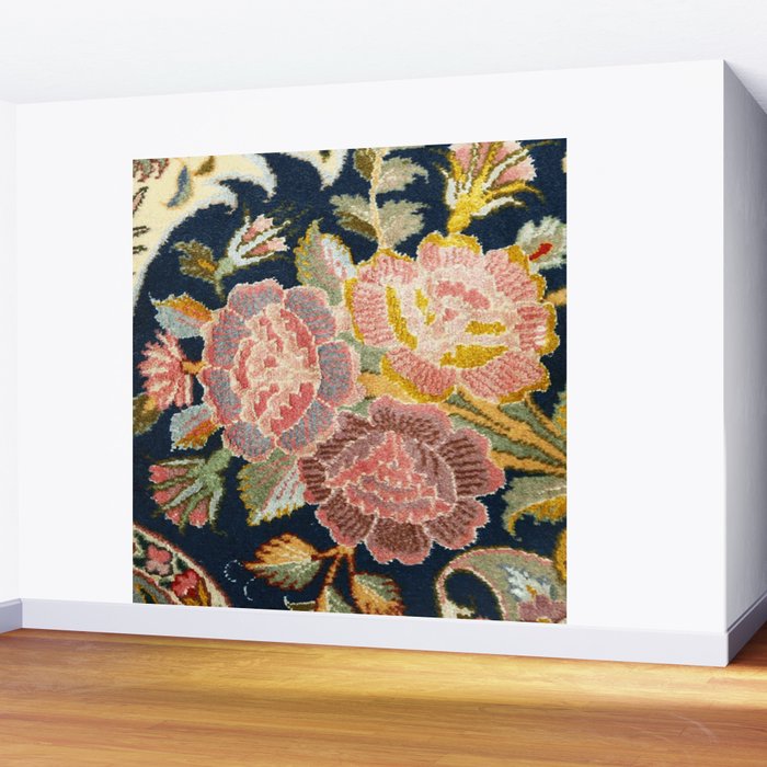 Tabriz Vintage Persian Floral Print Wall Mural Gallery Image 2