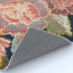 Tabriz Vintage Persian Floral Print Rug Gallery Image 4
