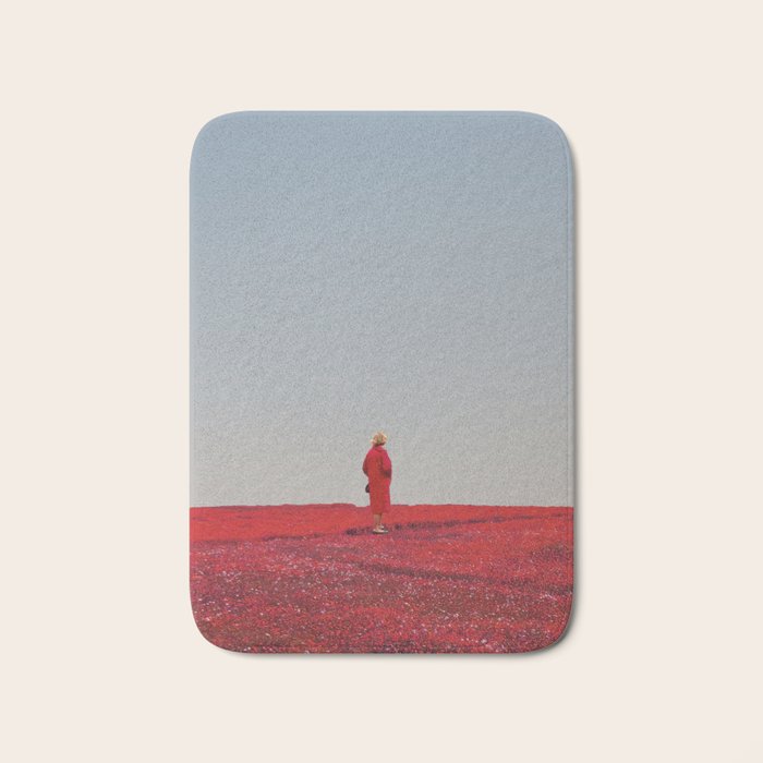Everything was Red Bath Mat Gallery Image 1