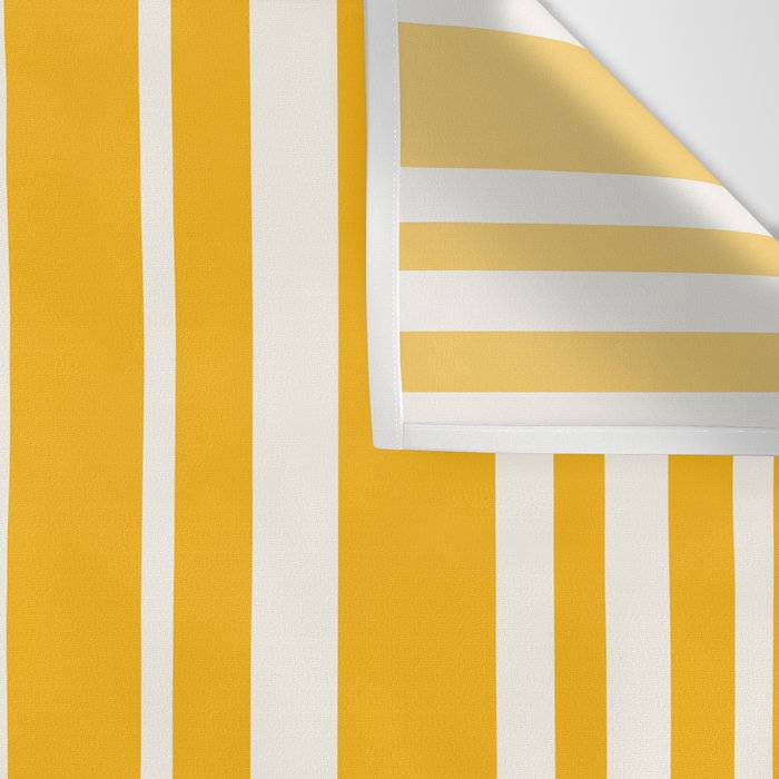 Classic Stripes XLV - Golden Yellow Wall Tapestry Gallery Image 3