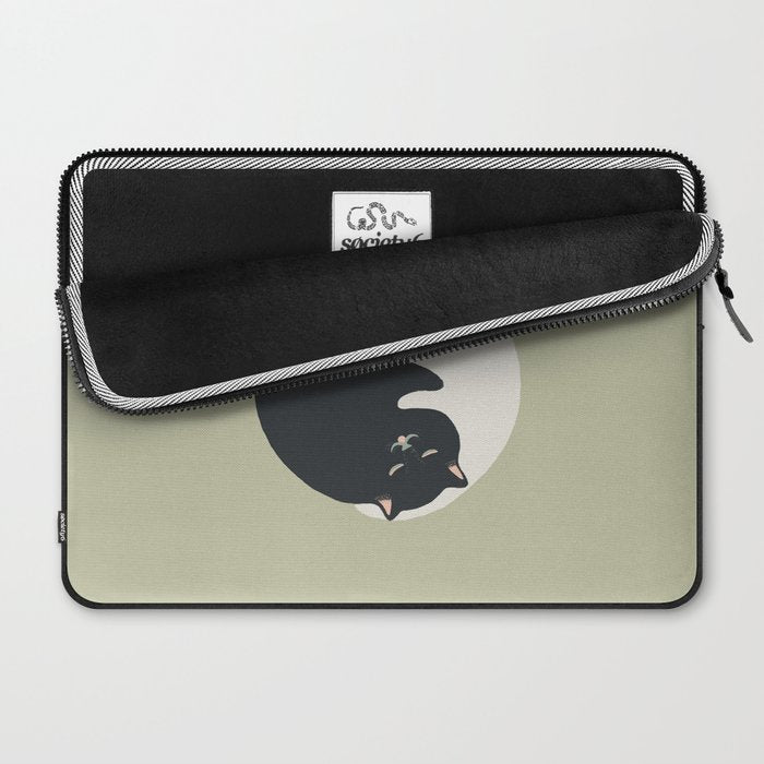 Hidden cat 26 yin yang hug Laptop Sleeve Gallery Image 2
