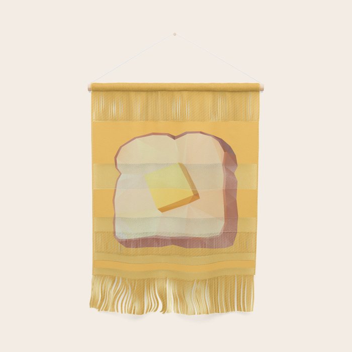 Toast with Butter polygon art Wall Hanging Gallery Image 1
