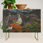 J.E.H. Macdonald Algoma Waterfall, 1920, McMichael Canadian Art Collection Credenza Gallery Image 1