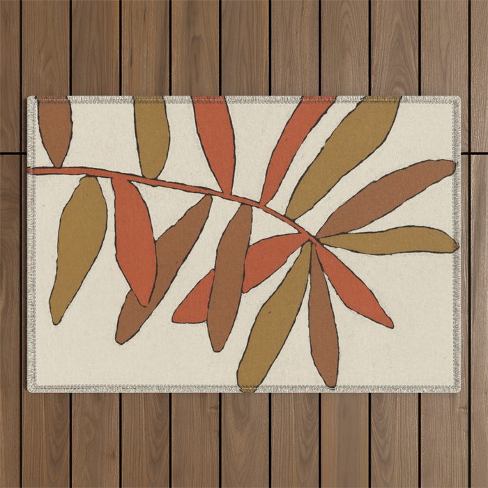 Colorful Branch Outdoor Rug Gallery Image 1