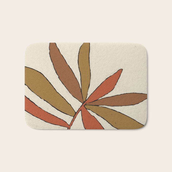 Colorful Branch Bath Mat Gallery Image 1