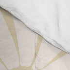 Retro Floral Neutral - Off-White and Beige Comforter Gallery Image 4