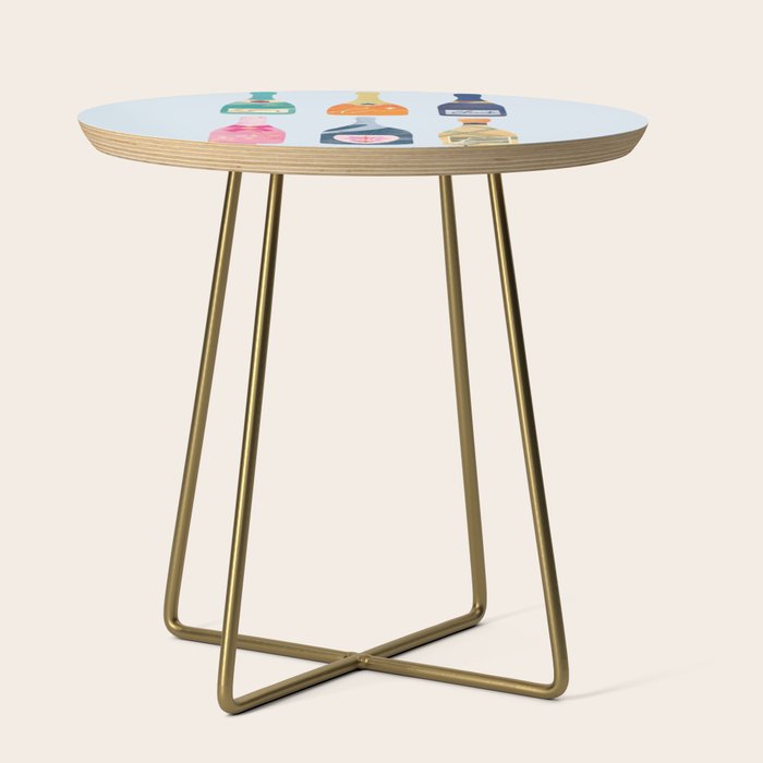 Champagne Bottles - Blue Ver. Side Table Gallery Image 1
