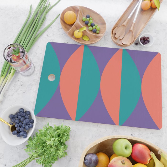 Passion Flower Geometry Cutting Board Gallery Image 2