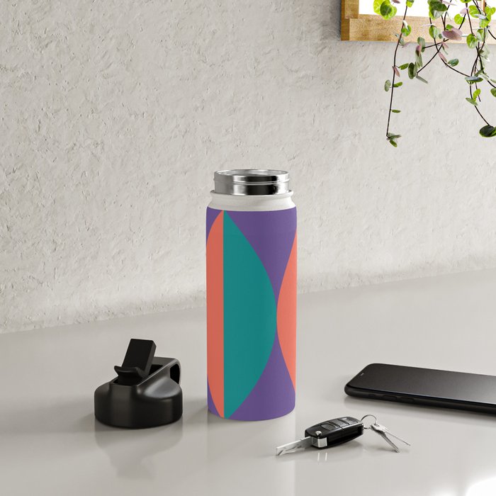 Passion Flower Geometry Water Bottle Gallery Image 4