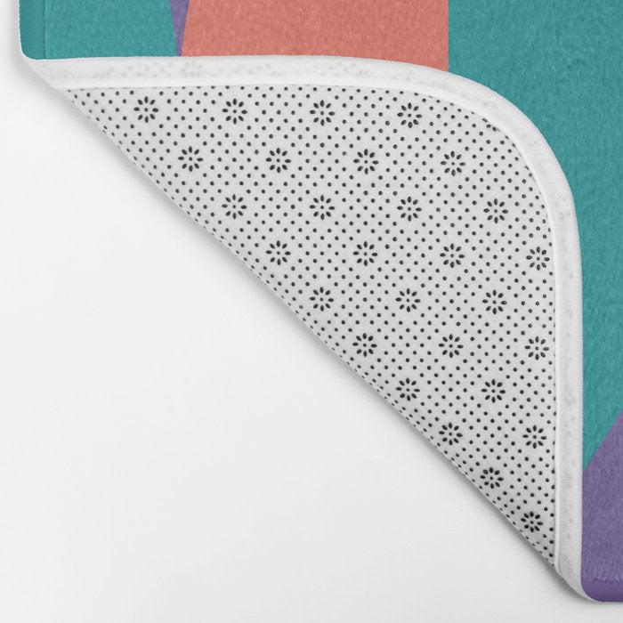 Passion Flower Geometry Bath Mat Gallery Image 2