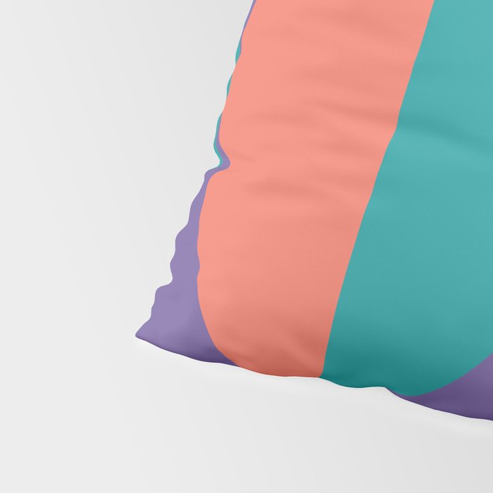 Passion Flower Geometry Pillow Sham Gallery Image 4