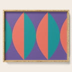 Passion Flower Geometry Serving Tray Gallery Image 1