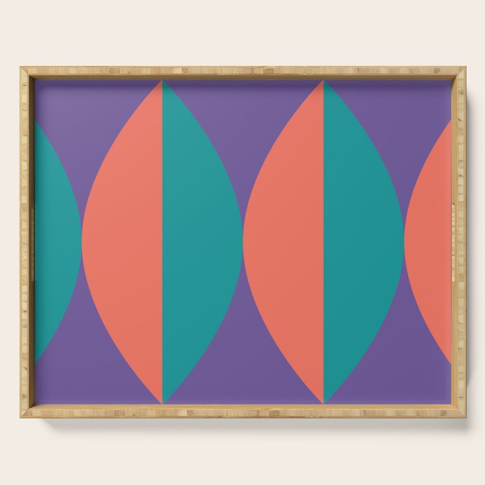 Passion Flower Geometry Serving Tray Gallery Image 1