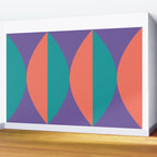 Passion Flower Geometry Wall Mural Gallery Image 2