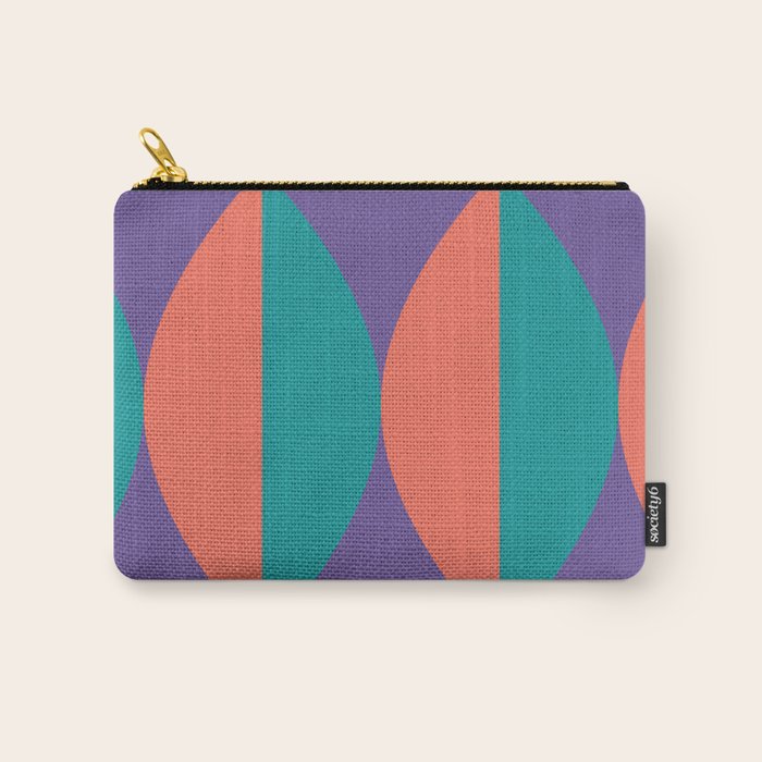 Passion Flower Geometry Carry All Pouch Gallery Image 1