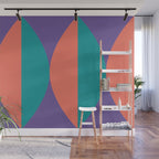 Passion Flower Geometry Wall Mural Gallery Image 1