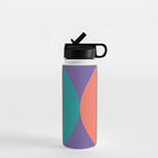 Passion Flower Geometry Water Bottle Gallery Image 1