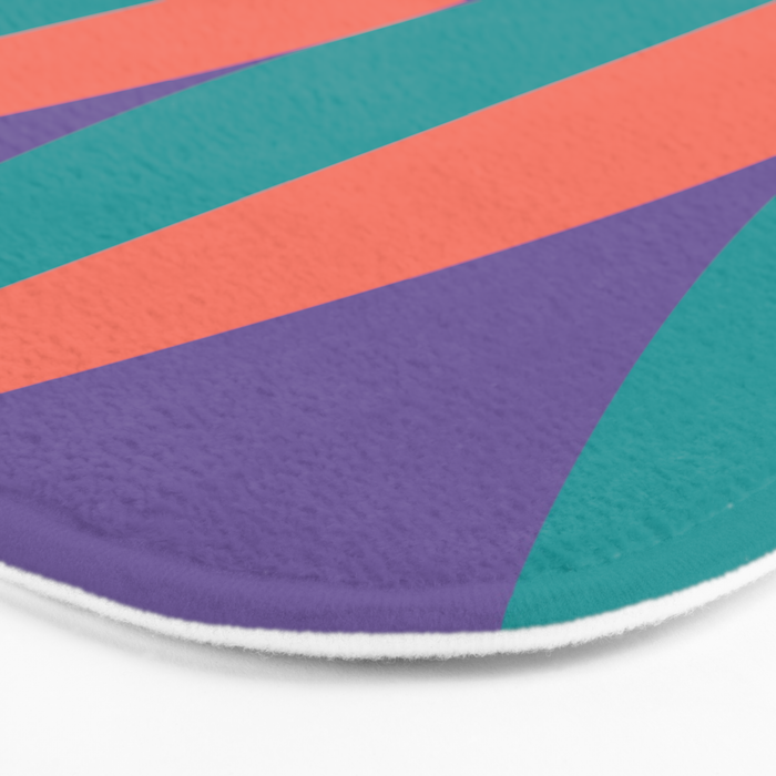 Passion Flower Geometry Bath Mat Gallery Image 3