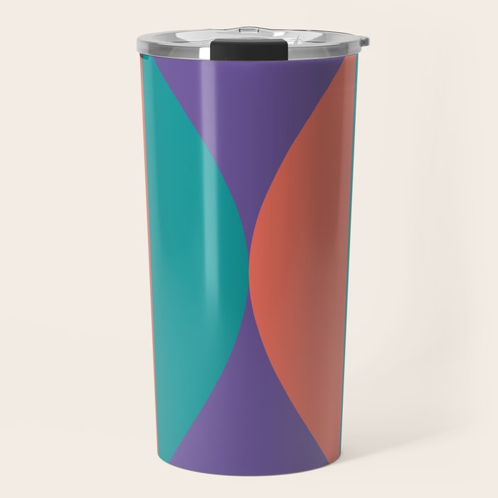 Passion Flower Geometry Travel Mug Gallery Image 1