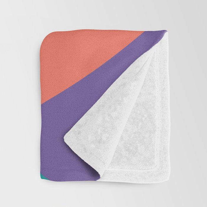 Passion Flower Geometry Throw Blanket Gallery Image 3