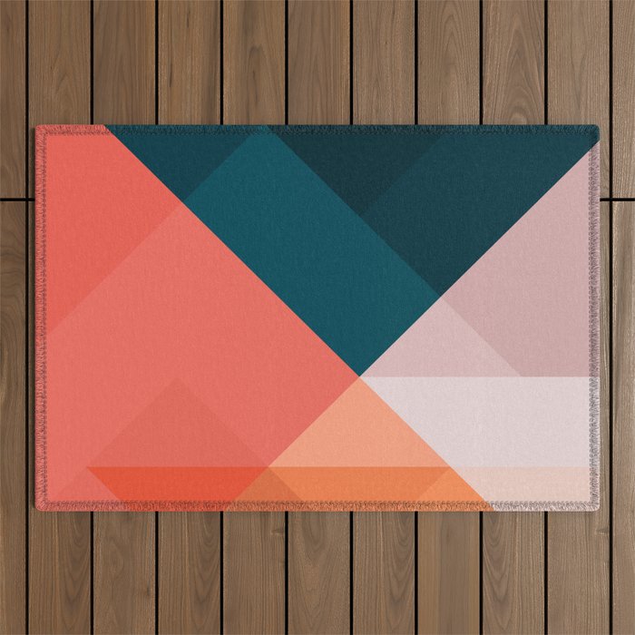 Geometric 1708 Outdoor Rug Gallery Image 1