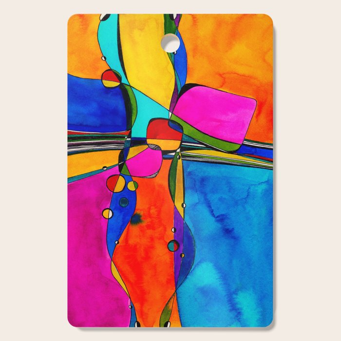 Magical Thinking No. 8 by Kathy Morton Stanion Cutting Board Gallery Image 1