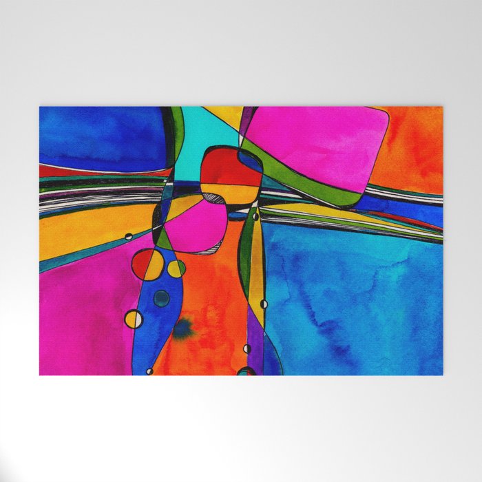 Magical Thinking No. 8 by Kathy Morton Stanion Welcome Mat