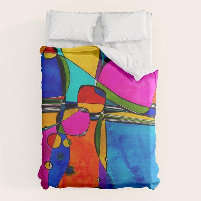 Magical Thinking No. 8 by Kathy Morton Stanion Duvet Cover Gallery Image 1