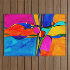 Magical Thinking No. 8 by Kathy Morton Stanion Outdoor Rug Gallery Image 1