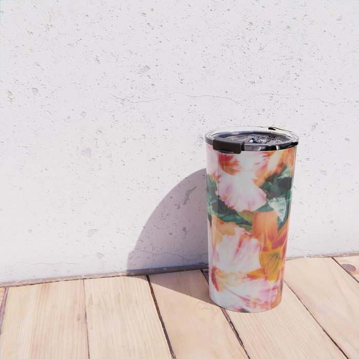 hibiscus lilly | double exposure Travel Mug Gallery Image 4