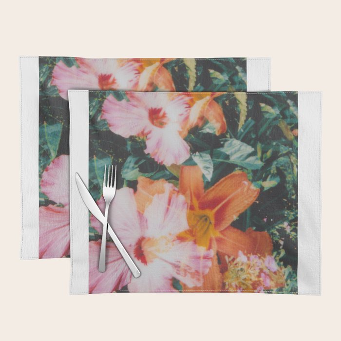 hibiscus lilly | double exposure Placemat Gallery Image 1